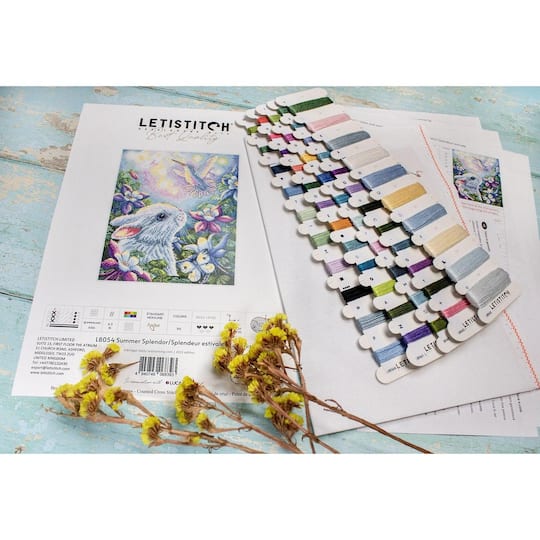 Letistitch Summer Splendor Counted Cross Stitch Kit